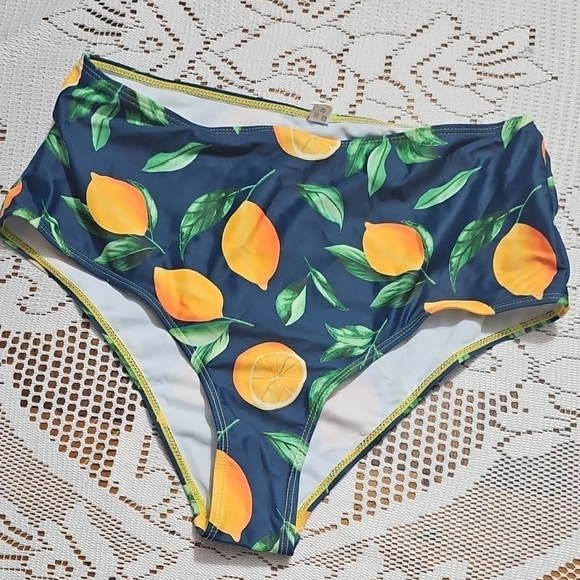 Other - NWT Lemon Print Bikini Bottom